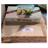 WM Penn Cigar Box