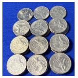 39 1976 Bicentennial Quarters