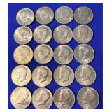 20 1976 Bicentennial Half Dollars