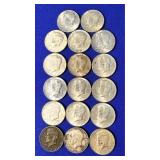 17 1965 Kennedy Half Dollar Coins