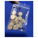 35 Silver Dimes