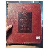 Coronet World Stamp Album & Stamps