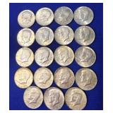 19 1967 Kennedy Half Dollars