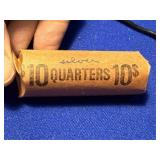 Roll of Silver Quarters; $10 Face