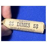 $5 Roll of Silver Dimes