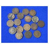 17 Indian Head Cents