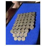 417 Buffalo Nickels in a Bank Bag