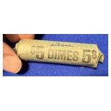 $5 Roll of Silver Dimes