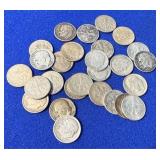 26 Roosevelt Silver Dimes
