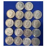 18 1969 Kennedy Silver Halves