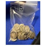 40 Silver Dimes