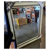 Wood Framed Beveled Mirro
