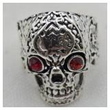 Large Men's Skull Ring