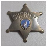 Vintage Slate Souvenir Sherrif Badge