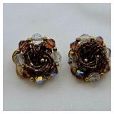 Austrian Crystal Vintage Earrings