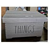 Rae Dunn Wood Box & Lid