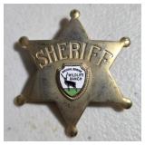 Vintage Slate Souvenir Sherrif Badge