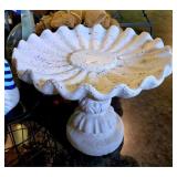 Old Concrete Bird Bath