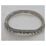 Sterling Silver White Sapphire Band Ring