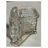 Clear Glass Candy Container