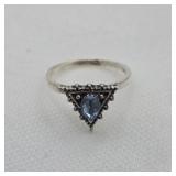 Estate Blue Topaz Ring