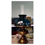 Brass & Glass Antique Lamp