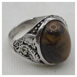 Men's Tigers Eye Vintage Ring