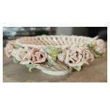 Capodimonte Lidded Trinket Dish