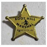 Vintage Slate Souvenir Sherrif Badge