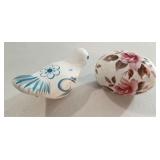 Porcelain Egg & Bird