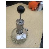 Vintage Mid-Century Liquor Pump Decanter