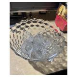 Indiana Glass Punch Bowl & Glasses