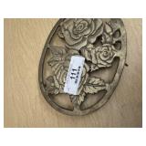 Brass Floral Trivet