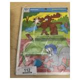 1976 Bullwinkle Frame & Puzzle
