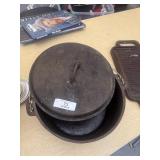 Cast Iron Pot & Lid