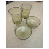 4 Piece Noritake Crystal Glass