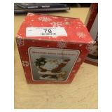 Roly-Poly Santa Candle Plate