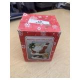 Roly-Poly Santa Candle Plate