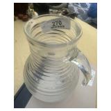 Italian Glass Pitcher