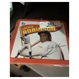 Jackie Robertson Lunchbox & Baseball Cards