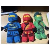 3 Lego Plush