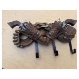 Western Gun Coat Hanger