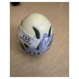 Large Ceramic Floral Egg