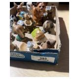 Flat of Vintage Animal Figurines
