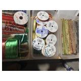 3 Totes of Craft Ribbon