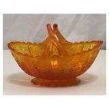 Vintage Fenton Art Glass Basket