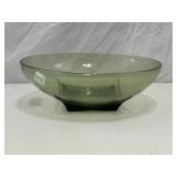 Vintage Avocado Green Glass Bowl
