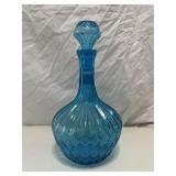 Vintage Empoli Italian Art Glass Genie Bottle