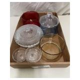 Flat of Assorted Glassware