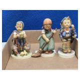 3 Hummel Porcelain Figurines